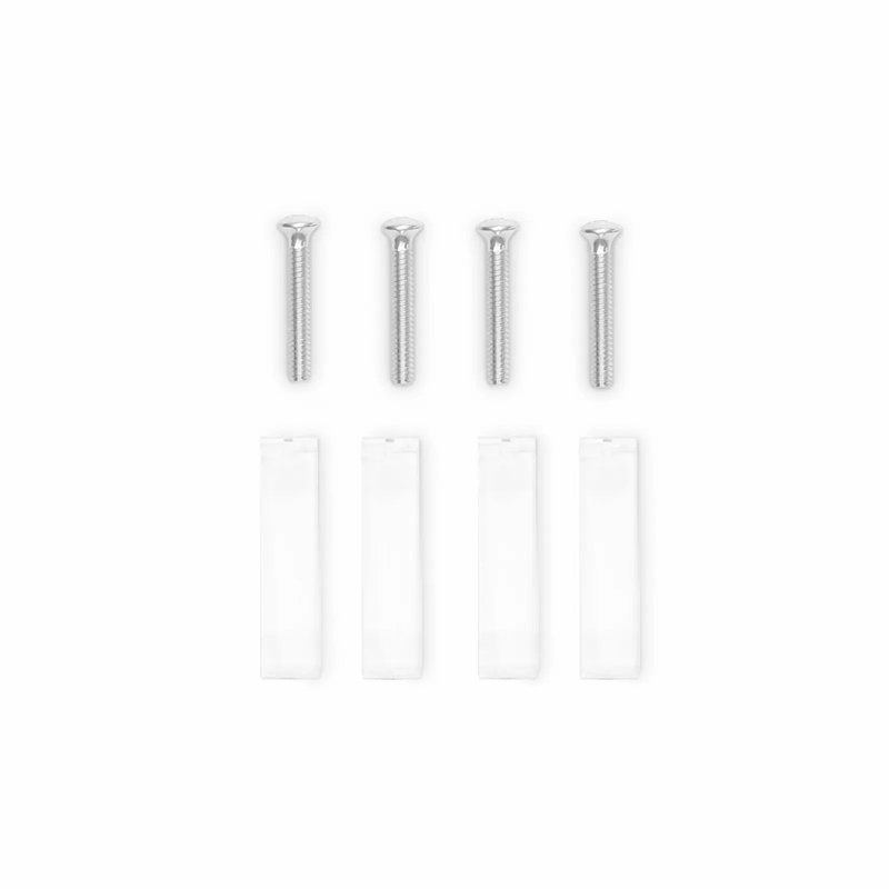 SFPS Dual-Gang MOS Faceplate Frame, White