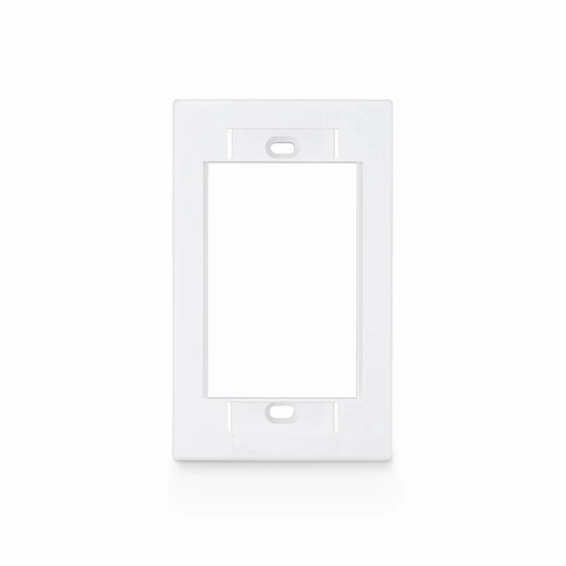 SFPS Single-Gang MOS Faceplate Frame, White