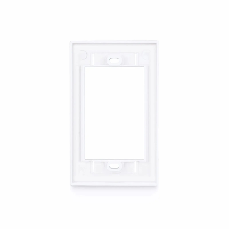 SFPS Single-Gang MOS Faceplate Frame, White