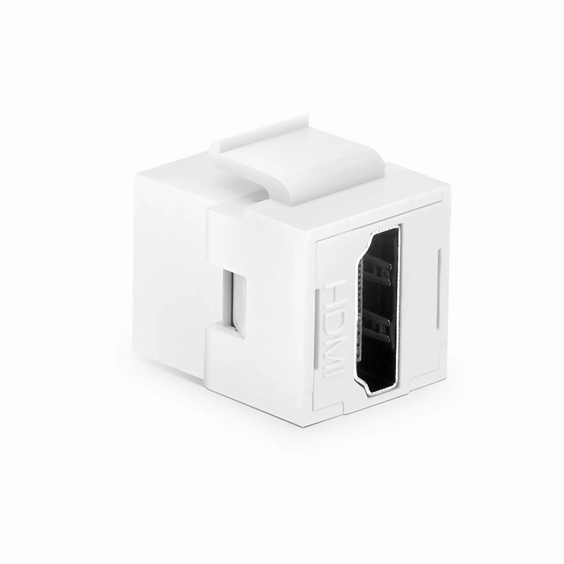 SFPS HDMI Feedthrough SyncEase Connector, White Housing