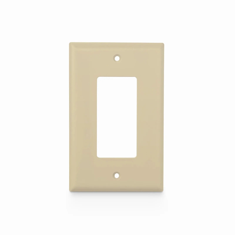 SFPS Single Gang FFSystem Screwless Faceplate Frame, White, 4.87"x2.95"