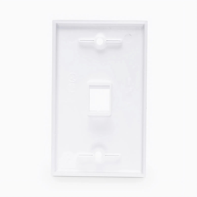 SFPS One Port Keystone Single Gang Wall Plate