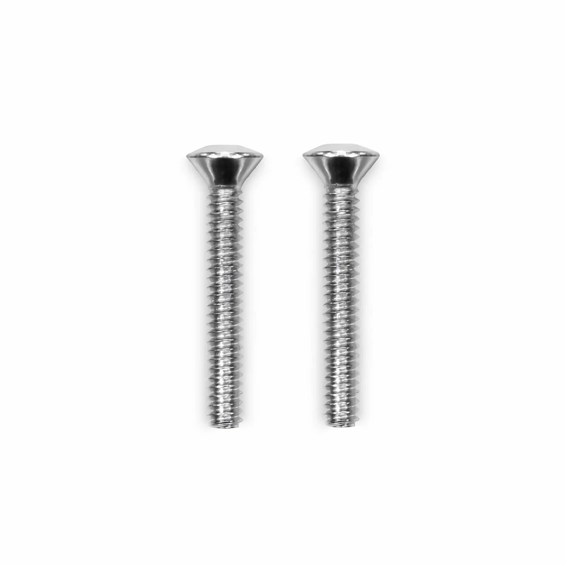 SFPS SyncEase Stainless Steel Two Port Keystone Single Gang Wall Plate