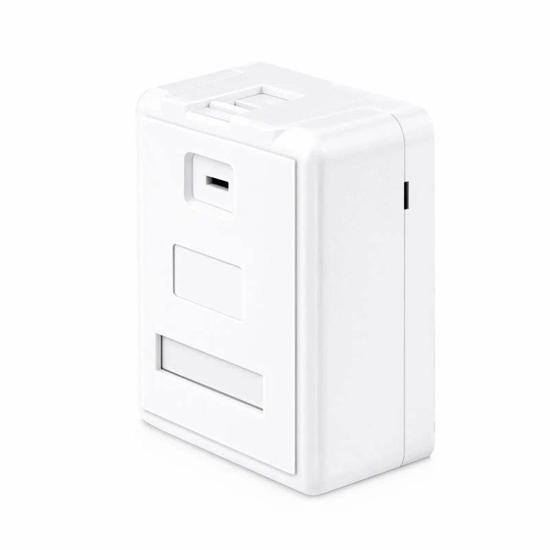 SFPS Surface Mount Box, 1 Port, Unloaded, White