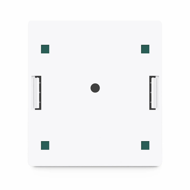 SFPS Cat6a RJ45 Shielded Surface Mount Box, 2 Ports, White