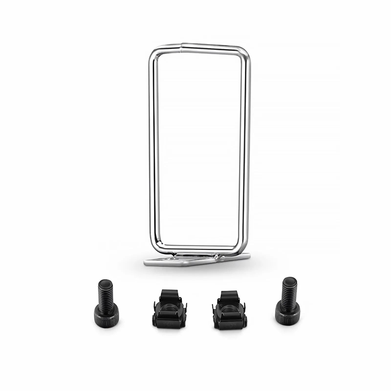 SFPS 1U 1.6" Single D-ring Vertical Cable Manager with M6 Model Screws and Nuts, 10PCS/Pack