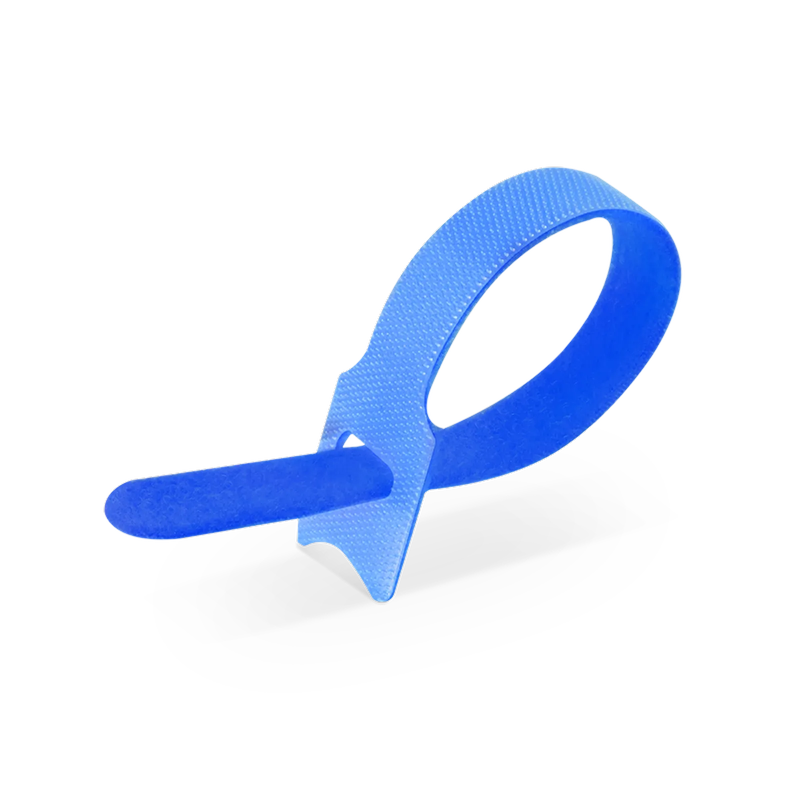 SFPS 100Pcs/Pack 6in.L x 0.5in.W T-type Reusable Cable Ties, Blue