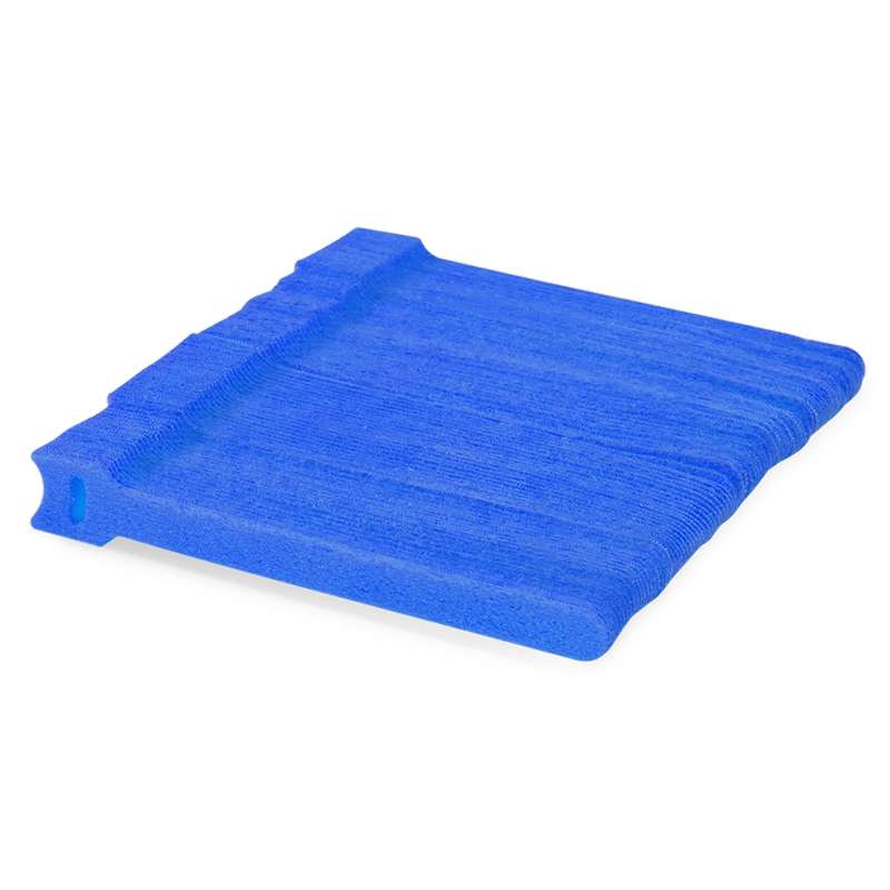 SFPS 100Pcs/Pack 6in.L x 0.5in.W T-type Reusable Cable Ties, Blue