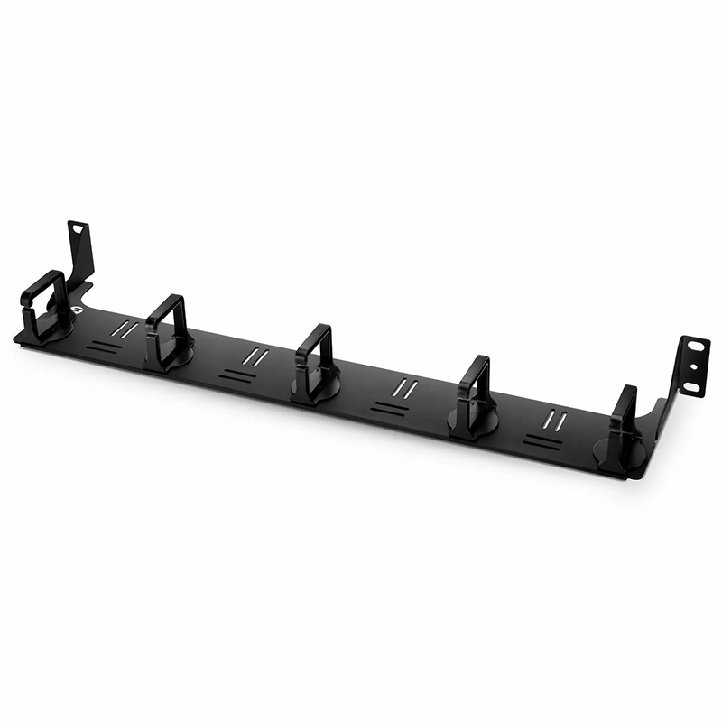 SFPS Horizontal Single Sided Cable Manager for 19 in. Rack or Cabinet, 0RU, 5 Snap-in D-Rings, 4.29 in. Depth