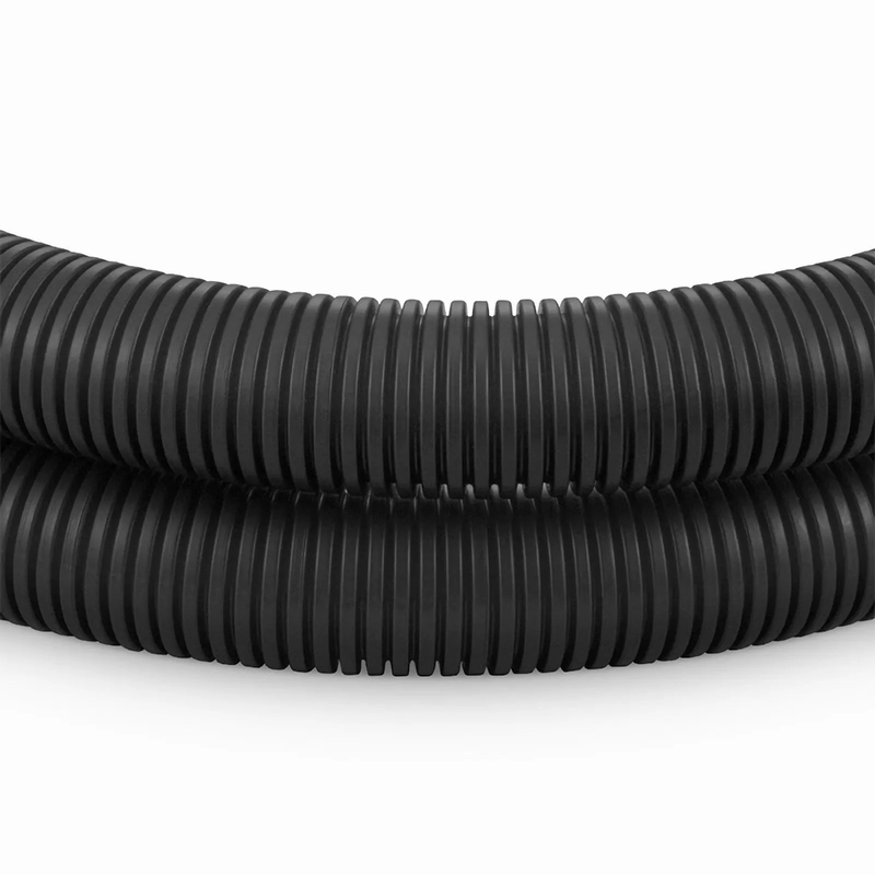 SFPS 10m (33ft) Black Flame Retardant Polypropylene Convoluted Tubing, 23mm Inside Diameter