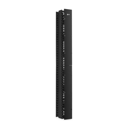 SFPS Vertical Dual Sided Steel Cable Manager, 45RU, Bend Radius Finger, 5.5 in. Wide