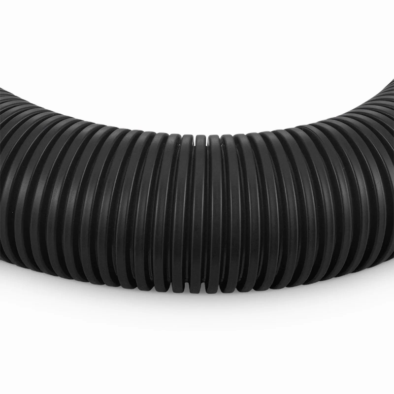 SFPS 10m (33ft) Black Flame Retardant Polypropylene Convoluted Tubing, 36mm Inside Diameter