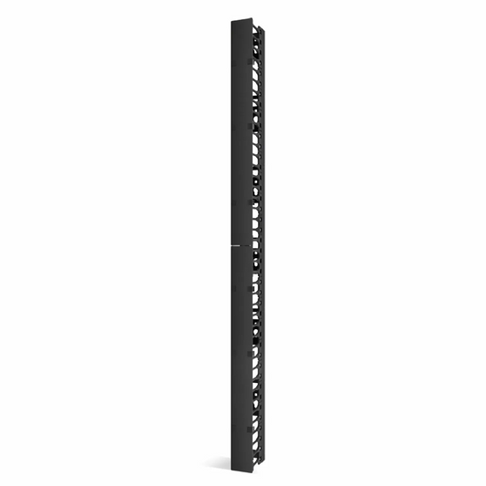 SFPS Vertical Single Sided Cable Manager, 42RU, Bend Radius Finger, 3.5 in. Wide