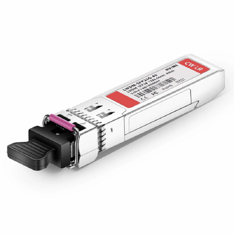 SFPS Cisco LWDM-SFP25G-86.66 Compatible SFP28 25G LWDM 1286.66nm 40km DOM Duplex LC/UPC SMF Optical Transceiver Module for Transmission