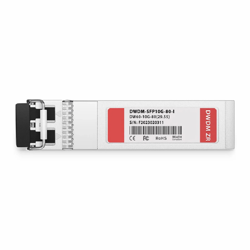 SFPS HW C21 DWDM-SFP10G-1560-61 Compatible SFP+ 10G DWDM 1560.61nm 100GHz 80km DOM Duplex LC/UPC SMF Optical Transceiver Module for Transmission