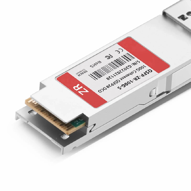 SFPS Generic Compatible QSFP28 High-Power with TOF DCO 100G DWDM C-band Tunable Coherent 120km DOM Duplex LC/UPC SMF Optical Transceiver Module for Transmission