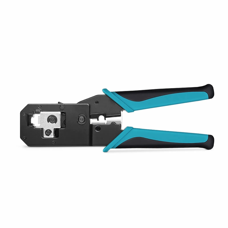SFPS Pro'sKitA® All-in-one Modular Tool, Wire Stripper Cutter Crimper for 6P/8P Modular Plugs with Safety Baffle