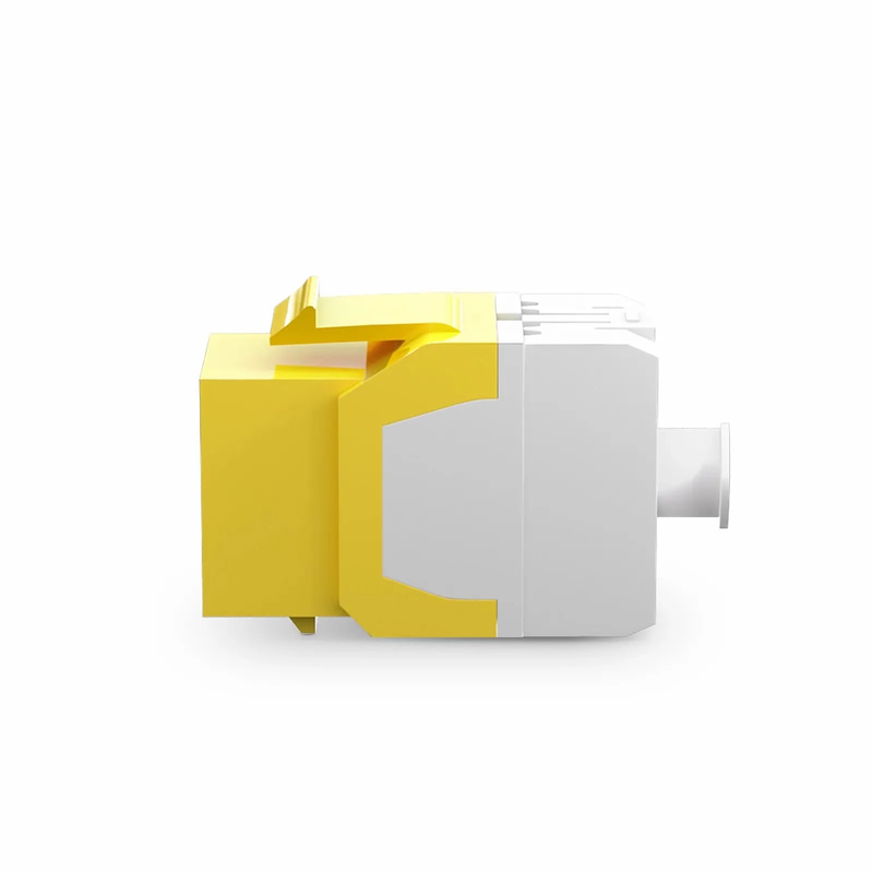 SFPS Cat6 RJ45 (8P8C) Unshielded Punch Down Keystone Jack Module, Yellow (10 pcs/Pack)