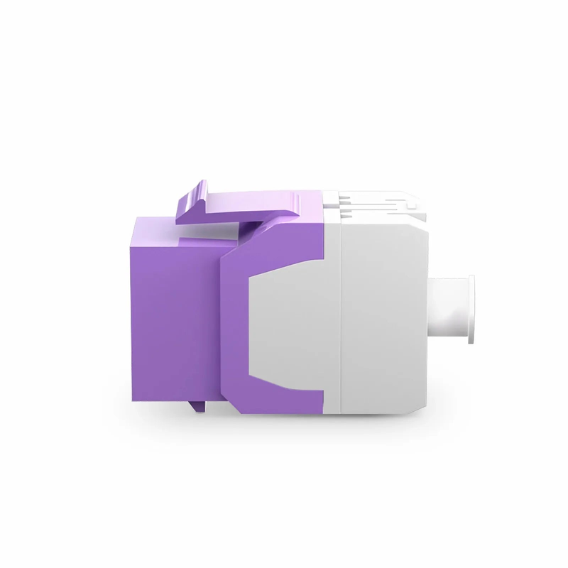 SFPS Cat6 RJ45 (8P8C) Unshielded Punch Down Keystone Jack Module, Purple (10 pcs/Pack)