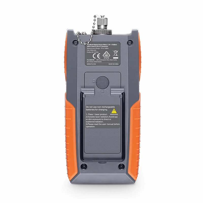 SFPS FOPM-203 Handheld Optical Power Meter (-70~+10dBm) with 2.5mm FC/SC/ST Connector
