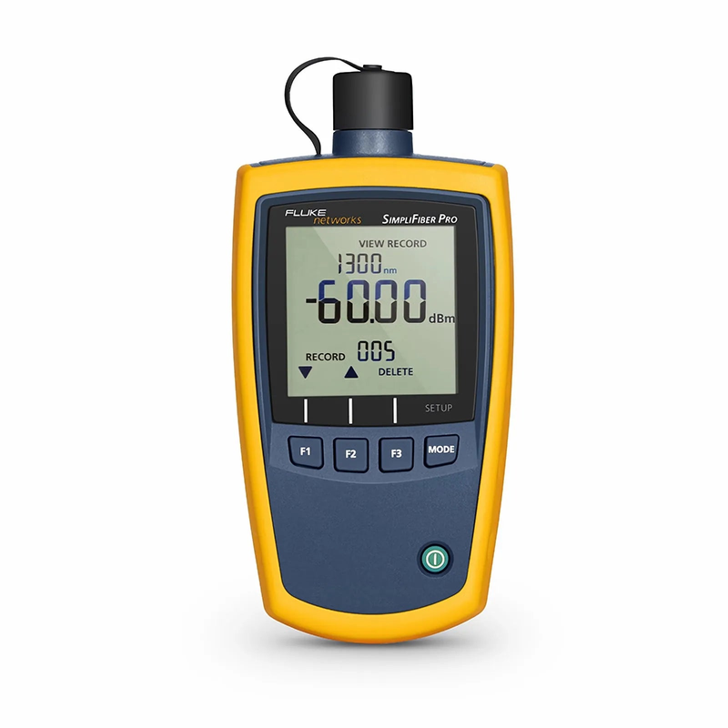 SFPS Fluke Networks SFPOWERMETER SimpliFiberA® Pro Handheld Optical Power Meter with 2.5mm SC/FC/ST Connector