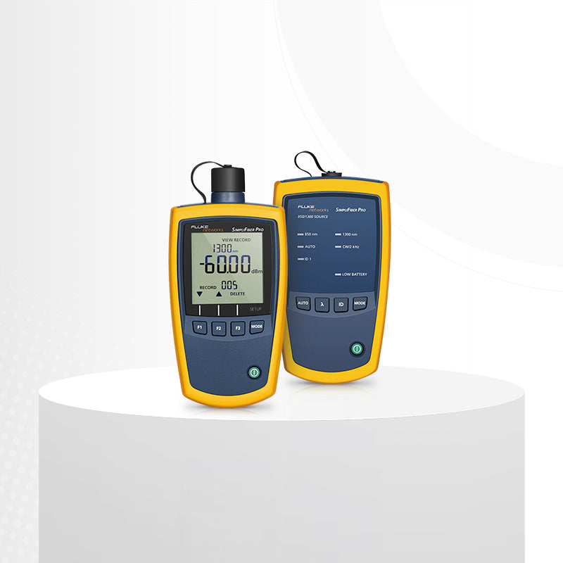 SFPS Fluke Networks SFPOWERMETER SimpliFiberA® Pro Handheld Optical Power Meter with 2.5mm SC/FC/ST Connector