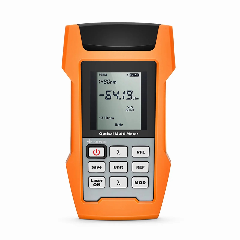 SFPS FHOM-103-1 Handheld Optical Multimeter Built-in 1mW Visual Fault Locator with Data Export Function