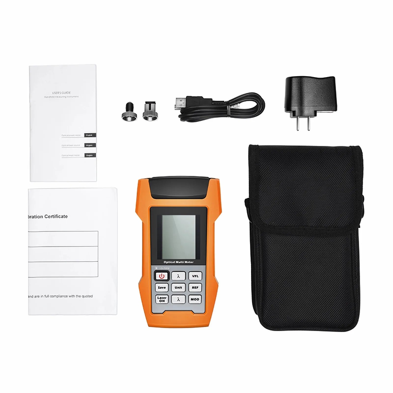 SFPS FHOM-103-1 Handheld Optical Multimeter Built-in 1mW Visual Fault Locator with Data Export Function