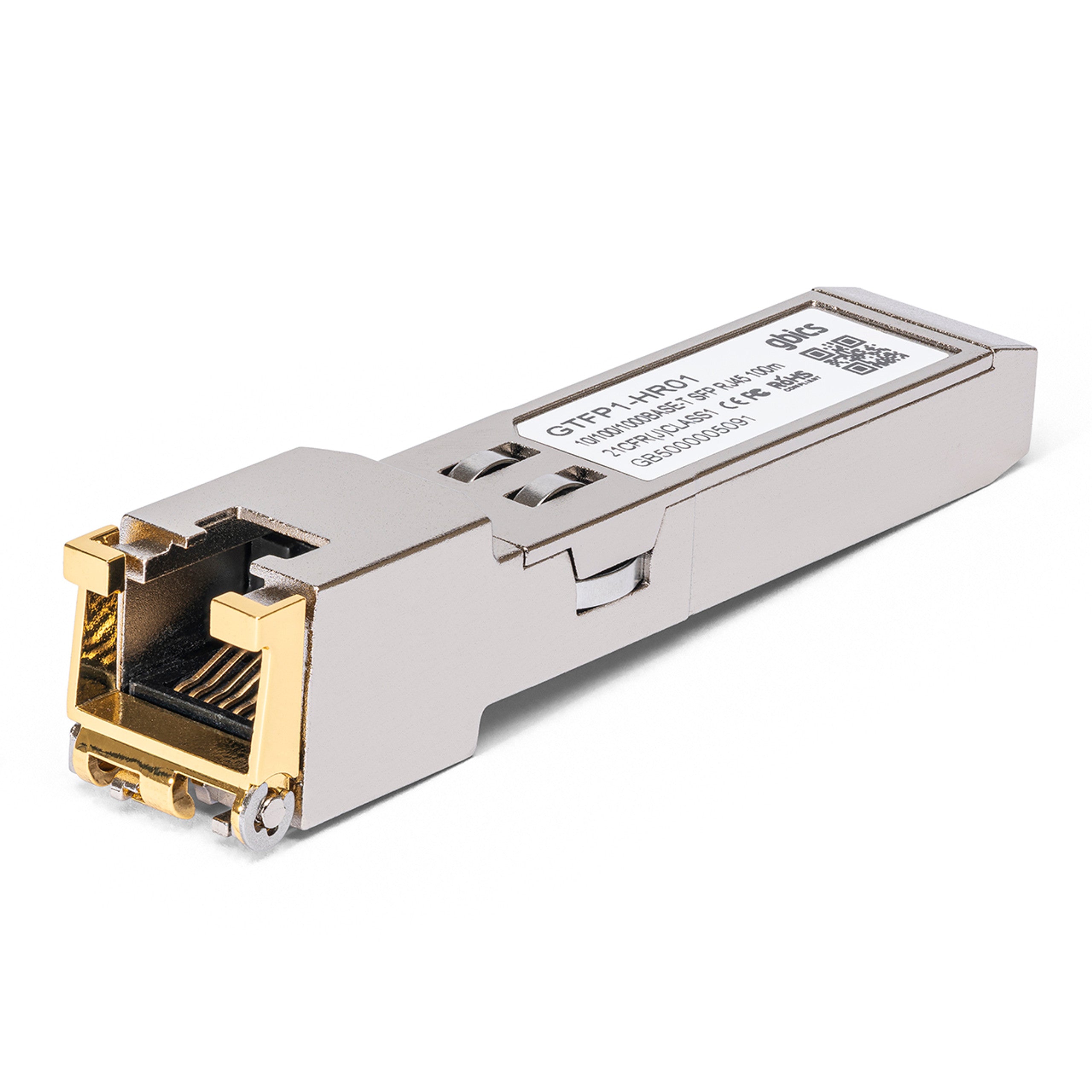 01-SSC-9791 - SonicWalll Compatible 10/100/1000BASE-T SFP Copper RJ-45 100m Transceiver Module