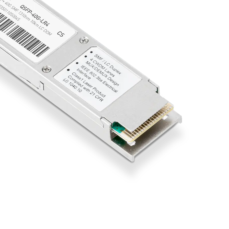 Fortinet FG-TRAN-QSFP+LR Compatible 40GBASE-LR4 QSFP+ 1310nm 10km DOM Duplex LC Transceiver Module for SMF SFPS