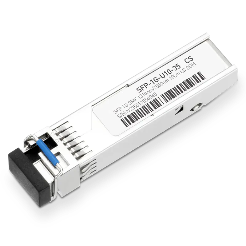 Dell SFP-GE-BX10-1310 Compatible 1000BASE-U10-35 SFP TX-1310nm/RX-1550nm 10km DOM Simplex LC Transceiver Module for SMF SFPS