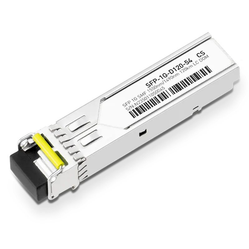 H3C SFP-GE-120-SM1550-A Compatible 1GBASE-D120-54 SFP TX-1550nm/RX-1490nm 120km DOM Simplex LC Transceiver Module for SMF SFPS