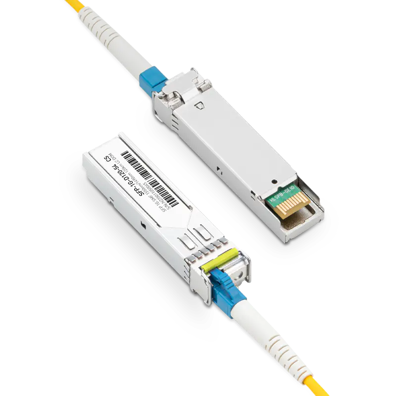 Extreme MGBIC-BX120-D Compatible 1GBASE-D120-54 SFP TX-1550nm/RX-1490nm 120km DOM Simplex LC Transceiver Module for SMF SFPS