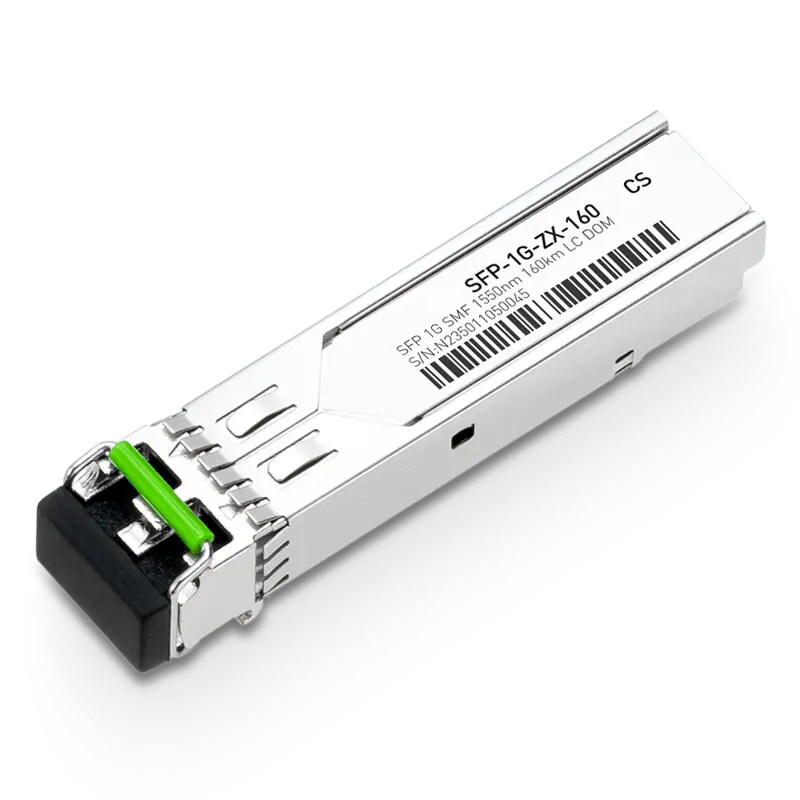 Cisco GLC-EZX-SM-160 Compatible 1000BASE-ZX SFP 1550nm 160km DOM Duplex LC transceiver Module for SMF SFPS