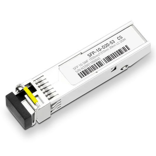 Dell SFP-GE-BX10-1550 Compatible 1000BASE-D10-53 SFP TX-1550nm/RX-1310nm 10km DOM Simplex LC Transceiver Module for SMF SFPS