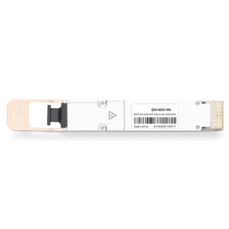 HPE S6B51A Compatible Broadcom DSP & Broadcom VCSEL 400GBASE-VR4 QSFP-DD PAM4 850nm 50m MTP/MPO-12 MMF Optical Transceiver Module SFPS
