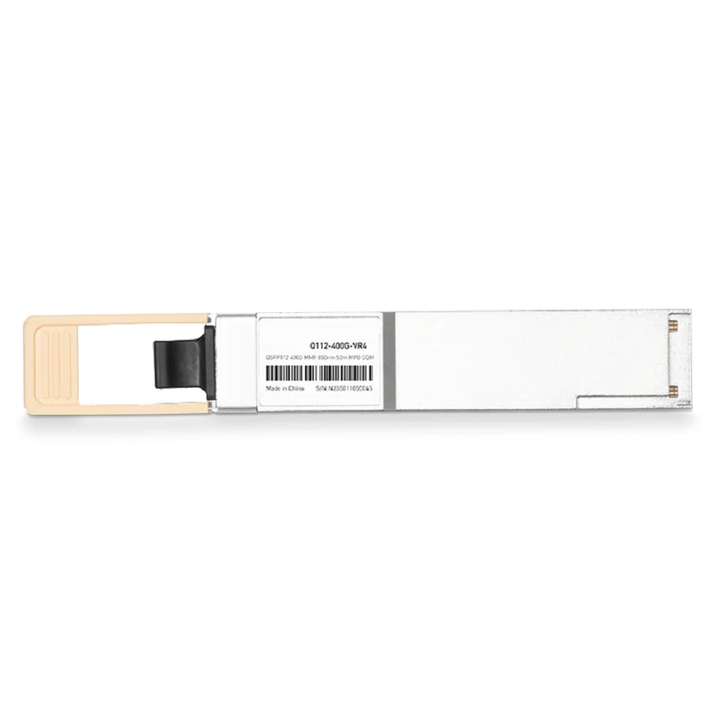 Arista Compatible Broadcom DSP & Broadcom VCSEL 400GBASE-VR4 QSFP112 PAM4 850nm 50m MTP/MPO-12 APC MMF Optical Transceiver Module SFPS