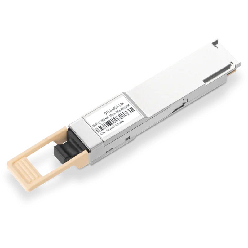 NVIDIA/Mellanox MMA1Z00-NS400-T Compatible Broadcom DSP & Broadcom VCSEL 400GBASE-VR4 QSFP112 PAM4 850nm 50m MTP/MPO-12 APC MMF Optical Transceiver Module SFPS