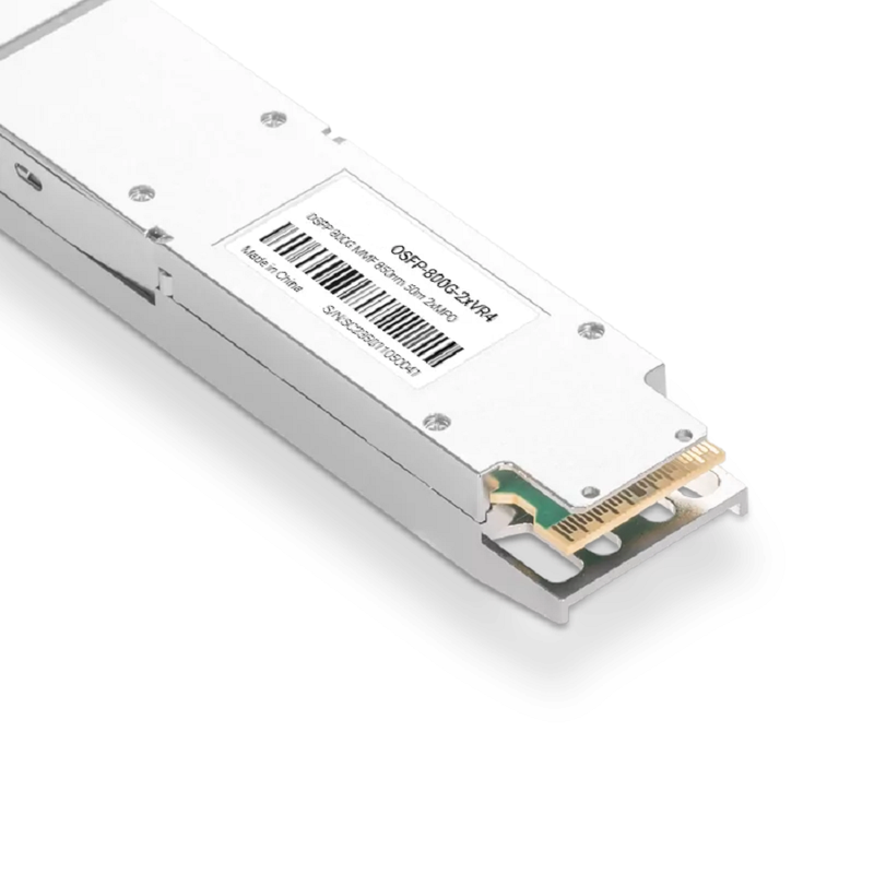 Arista OSFP-800G-2VSR4 Compatible Broadcom DSP & Broadcom VCSEL 800G OSFP 2xVR4/VR8 850nm 50m PAM4 DOM MPO/MTP MMF Transceiver Module for 7060X6-64PE Switch SFPS