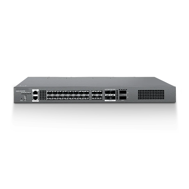 24-Port Ethernet L3 Switch, 20×10Gb SFP+, with 4×25Gb SFP28 and 2×40Gb QSFP+, Broadcom Chip, for DCN/Enterprise Network SFPS