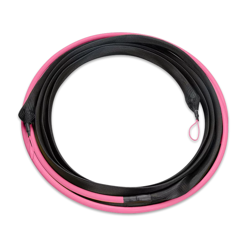 100m (328ft) Pre-terminated MPO Trunk Cable, 192 Fibers, 24 x MPO-8 APC (Male) to 24 x MPO-8 APC (Male) Multimode (OM4) Type B, LSZH, 0.35dB Max, Breakout 80cm, Double Jacket, Magenta SFPS