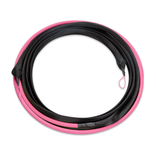 10m (33ft) Pre-terminated MPO 2x2 Shuffle Trunk Cable, 128 Fibers, 16xMPO-8 APC (Male) to 16xMPO-8 APC (Male), Multimode (OM4), Type 2, LSZH, 0.35dB Max, Breakout 80cm, Magenta SFPS