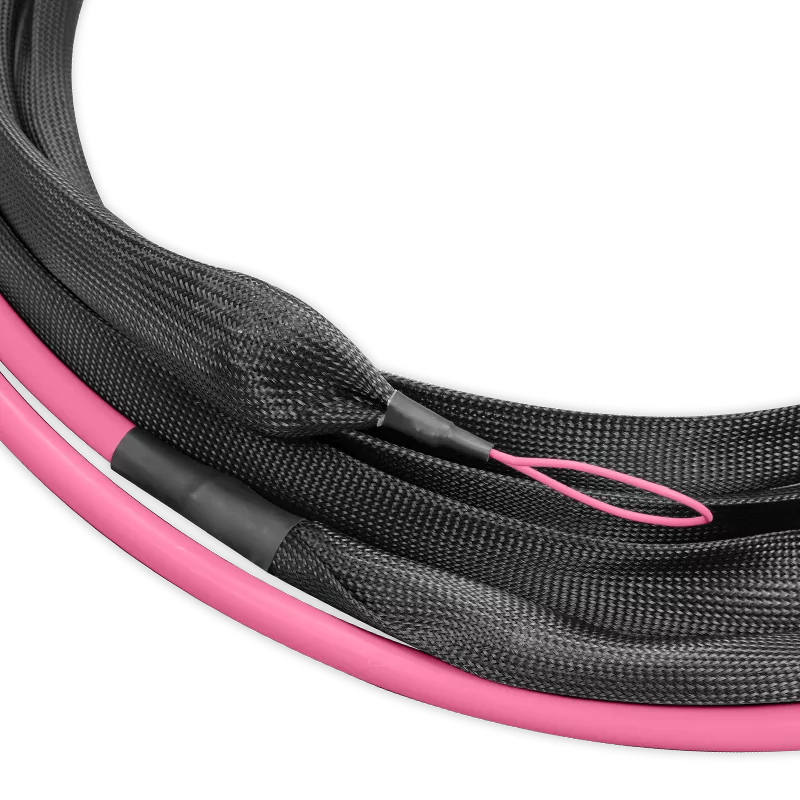 30m (98ft) Pre-terminated MPO 2x2 Shuffle Trunk Cable, 128 Fibers, 16xMPO-8 APC (Male) to 16xMPO-8 APC (Male), Multimode (OM4), Type 2, LSZH, 0.35dB Max, Breakout 80cm, Magenta SFPS
