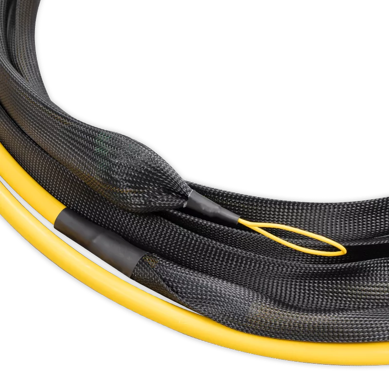 8m (26ft) Pre-terminated MPO 2x2 Shuffle Trunk Cable, 128 Fibers, 16xMPO-8 APC (Male) to 16xMPO-8 APC (Male), Single Mode (OS2), Type 2, LSZH, 0.35dB Max, Breakout 80cm, Yellow SFPS