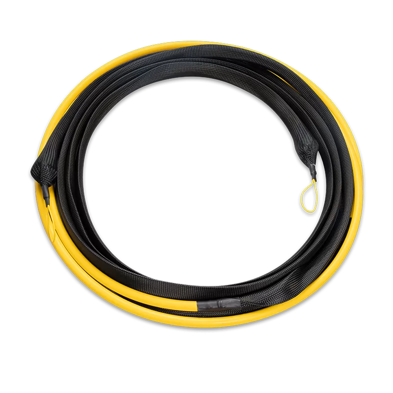 5m (16ft) Pre-terminated MPO 2x2 Shuffle Trunk Cable, 128 Fibers, 16xMPO-8 APC (Male) to 16xMPO-8 APC (Male), Single Mode (OS2), Type 2, OFNP, 0.35dB Max, Breakout 80cm, Yellow SFPS