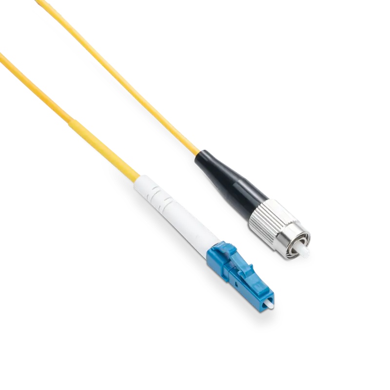 15m (49ft) LC UPC to FC UPC Simplex OS2 Single Mode LSZH 2.0mm Fiber Optic Patch Cable SFPS