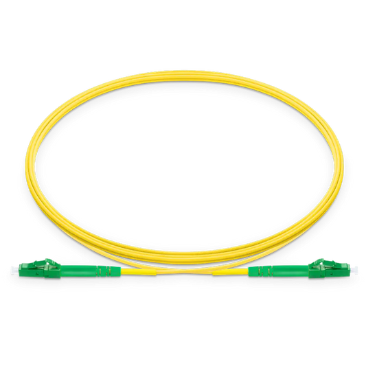 3m (10ft) LC APC to LC APC Simplex OS2 Single Mode LSZH 2.0mm Fiber Optic Patch Cable SFPS