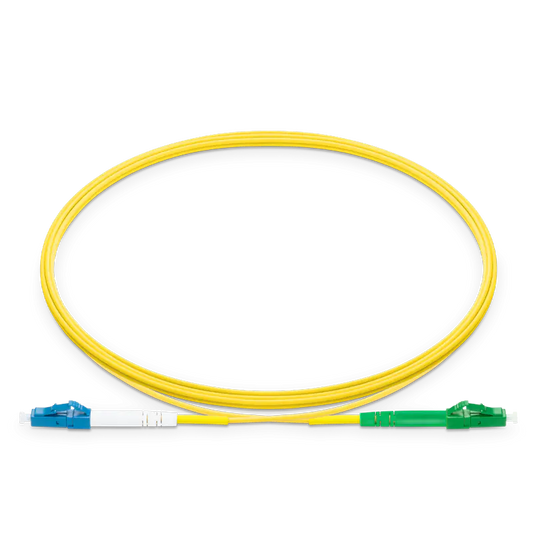 2m (7ft) LC UPC to LC APC Simplex OS2 Single Mode LSZH 2.0mm Fiber Optic Patch Cable SFPS