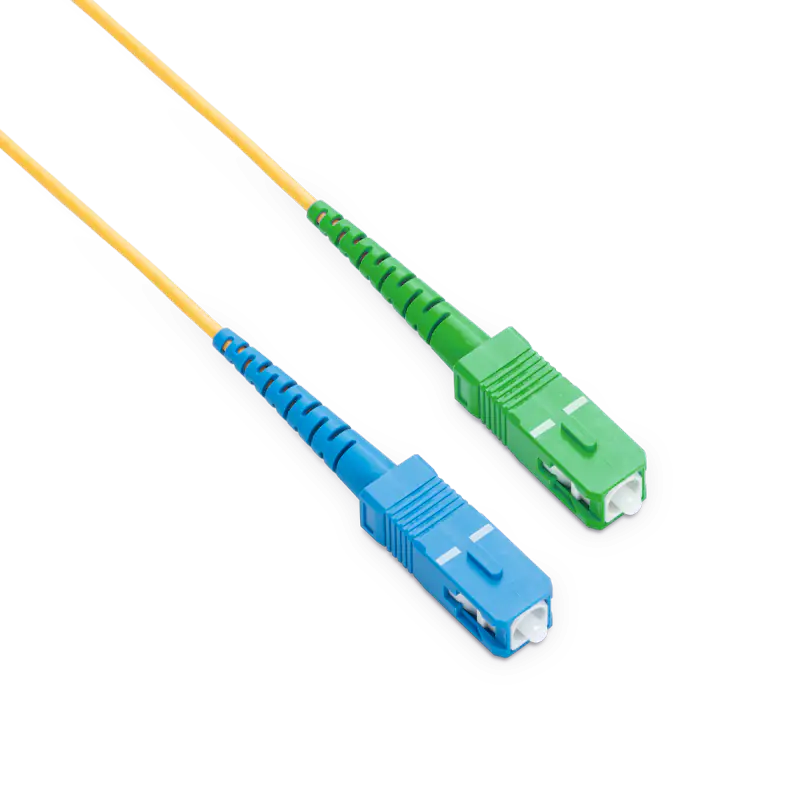 1m (3ft) SC UPC to SC APC Simplex OS2 Single Mode LSZH 2.0mm Fiber Optic Patch Cable SFPS