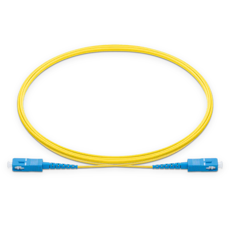 30m (98ft) SC UPC to SC UPC Simplex OS2 Single Mode LSZH 2.0mm Fiber Optic Patch Cable SFPS